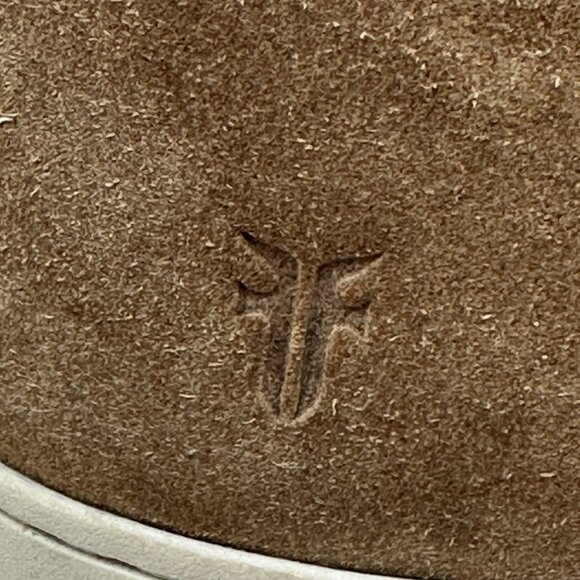 Frye Women's Lena Zip Up Suede High Top Sneakers - TAN - Women's 7.5 - Picture 8 of 14